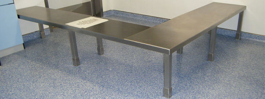 Kent's Stepover Benches for Cleanrooms