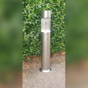 Kents water refill station on a footpath